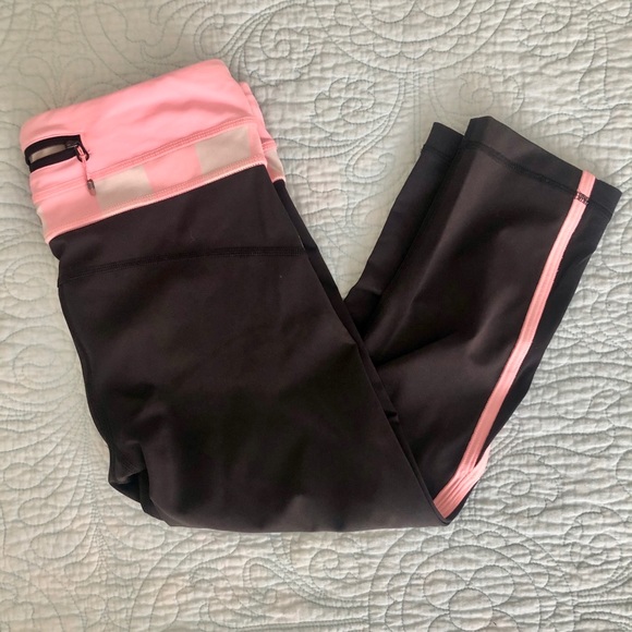 lululemon athletica Pants - Lululemon black pink leggings